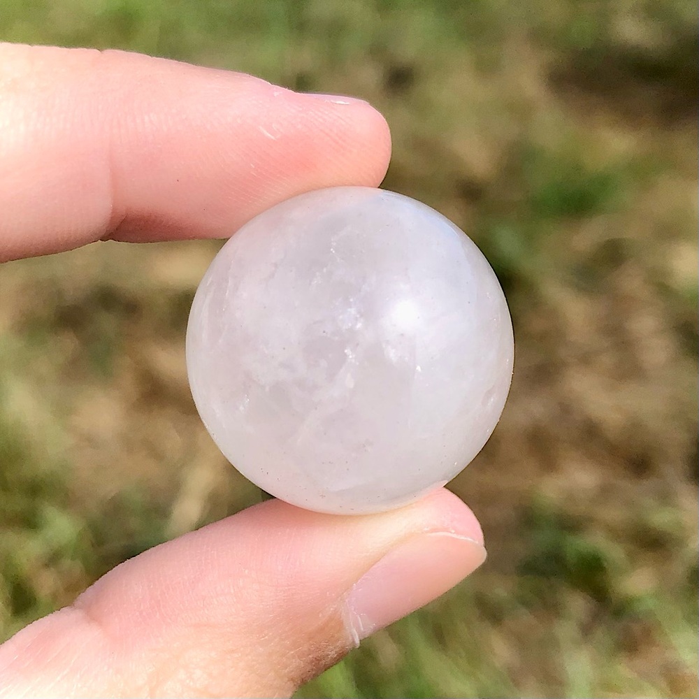 White Quartz Sphere